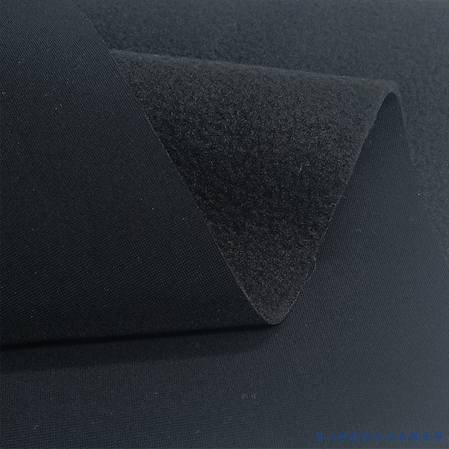 Heavy Weight Smooth Softshell Bonded Woven Nylon Spandex Fabric with Polyester Polar Fleece