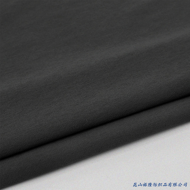 Black High Elastic Outdoor Jacket Polyester Spandex Textile Fabric