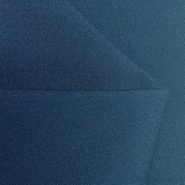 Fashion Blue Rip Stop Winter Softshell Woven Jacket Polar Fleece Polyester Textile Fabric