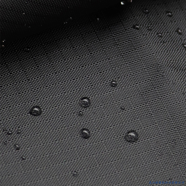 Black Ripstop Waterproof Durable Apparel Raincoat Luggage Nylon Fabric