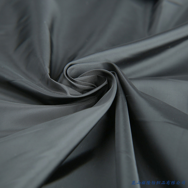400t Recycled 100% Polyester Lining Pongee Oil Cire Garment Fabric for Clothing